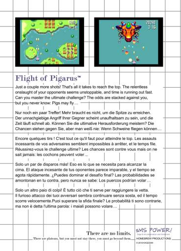 Flight of Pigarus (Homebrew) — Box back